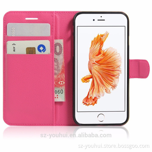 New style for iphone 7 plus leather wallet case